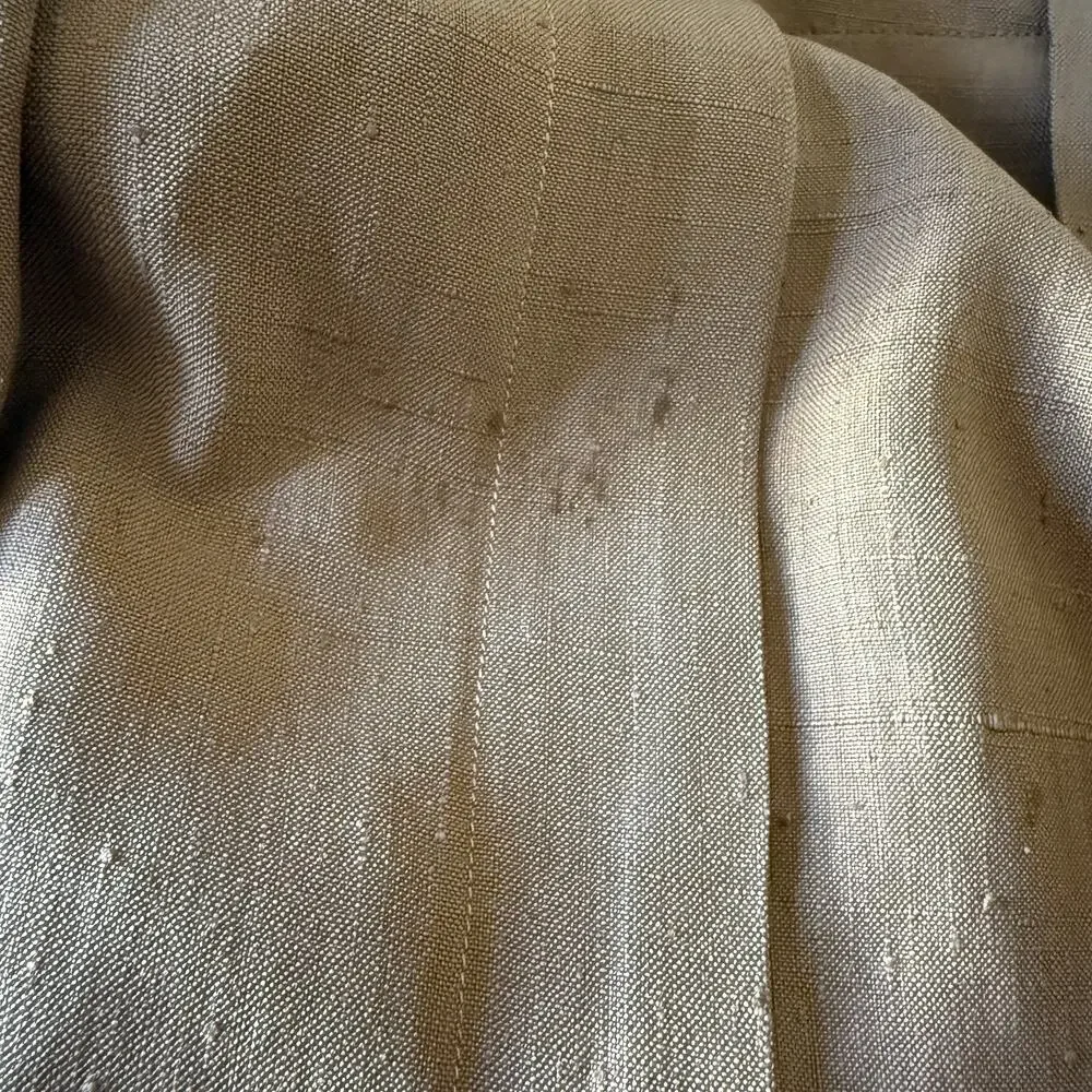 1950s Vintage NEIMAN MARCUS | Dupioni Silk Light Brown Tulip Skirt  | Size 2